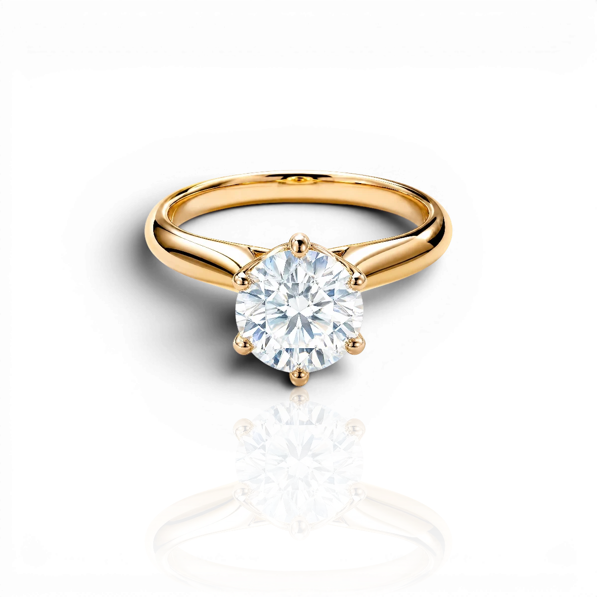 18K Yellow Gold Vermeil / 3.00 CARAT