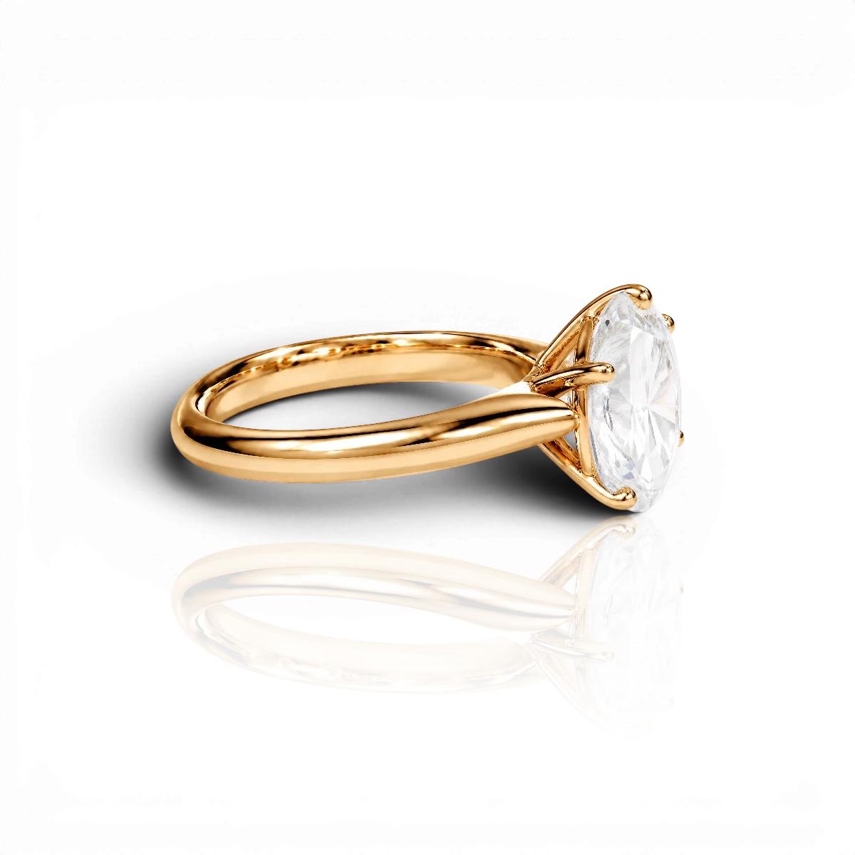 18K Yellow Gold Vermeil / 3.00 CARAT