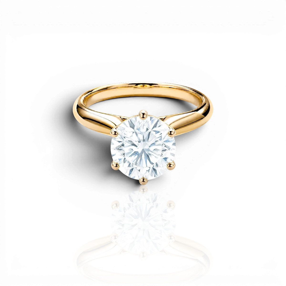 18K Yellow Gold Vermeil / 5.00 CARAT