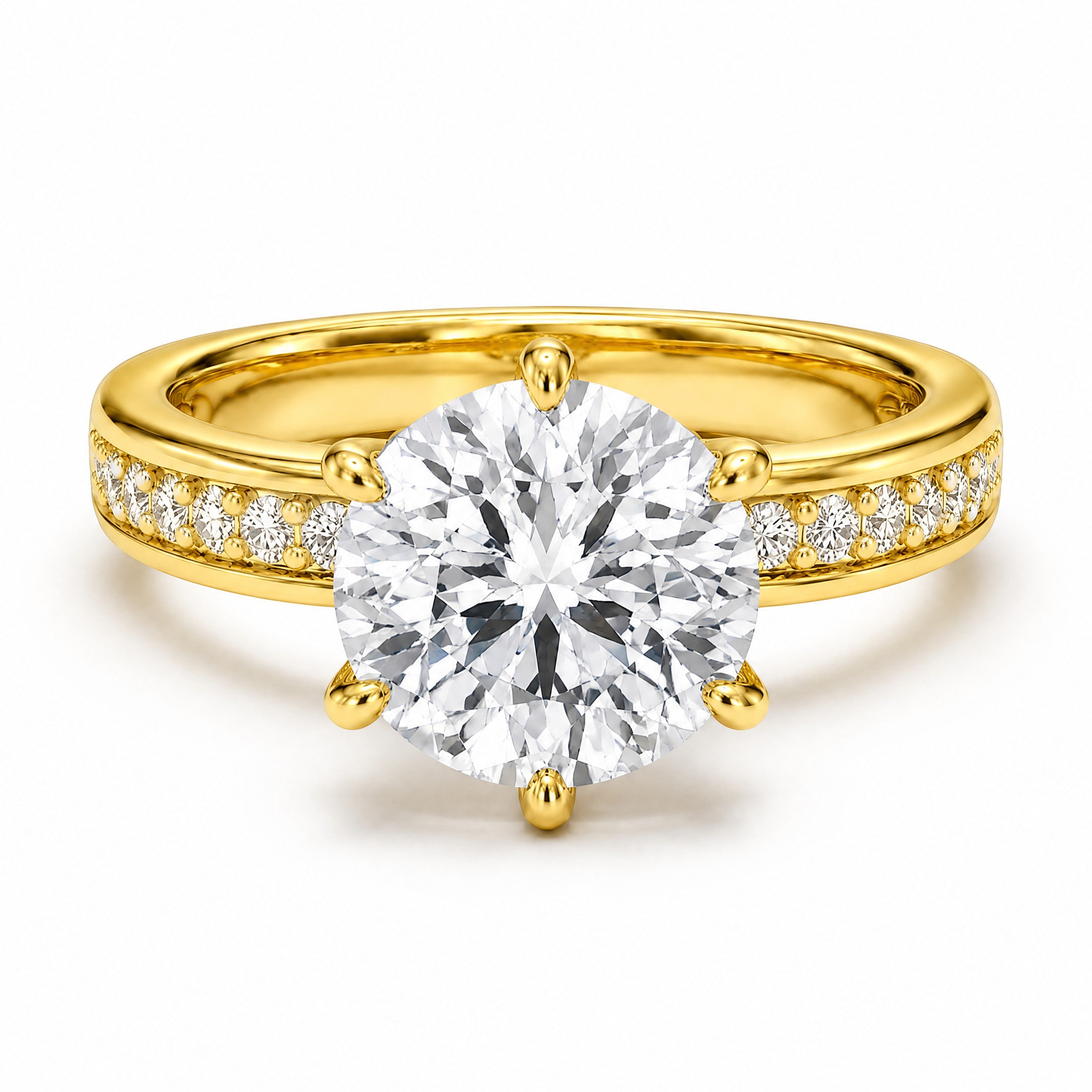18K Yellow Gold Vermeil / 5.00 CARAT