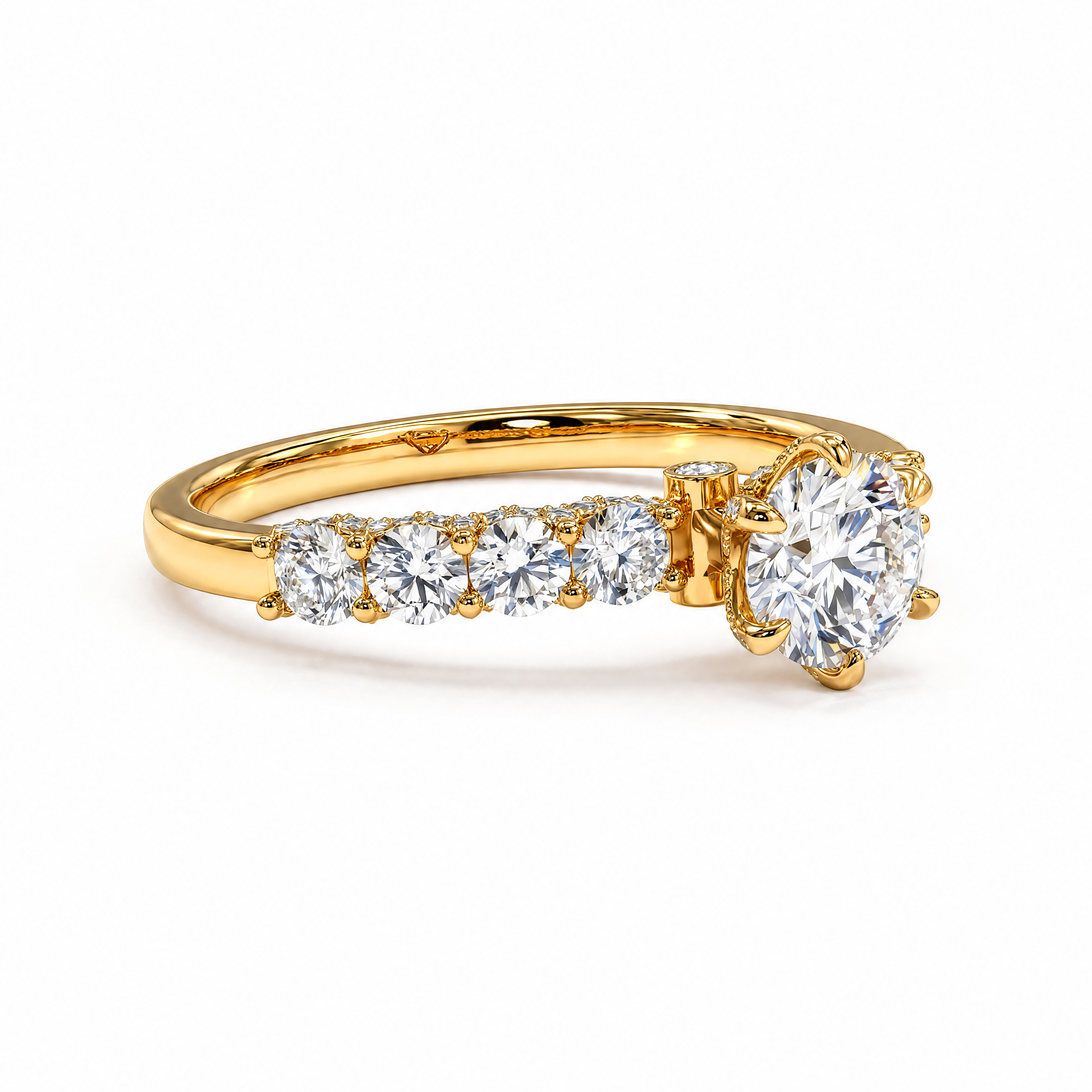 18K Yellow Gold Vermeil / 2.00 CARAT
