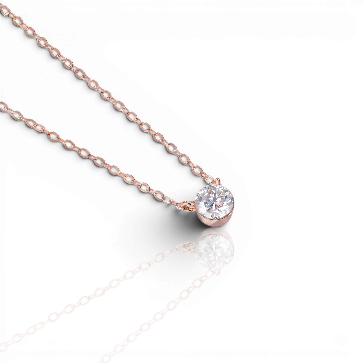 18K Rose Gold Vermeil / 1.00 CARAT