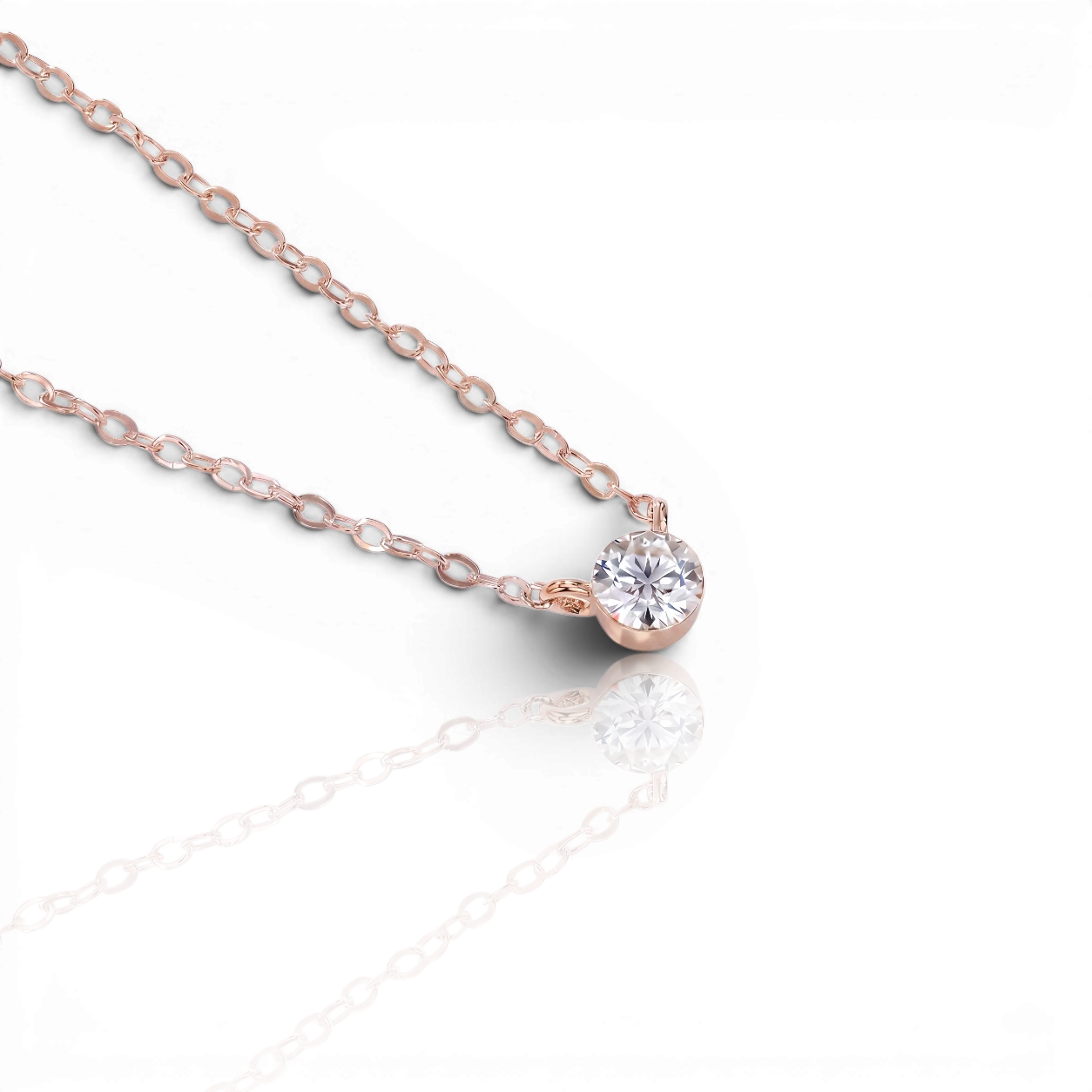 18K Rose Gold Vermeil / 2.00 CARAT