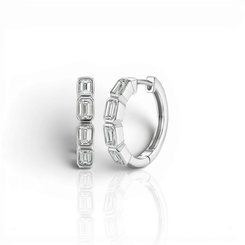 18K White Gold Vermeil