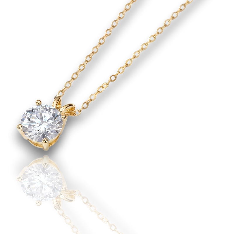 18K Yellow Gold Vermeil / 1.00 CARAT