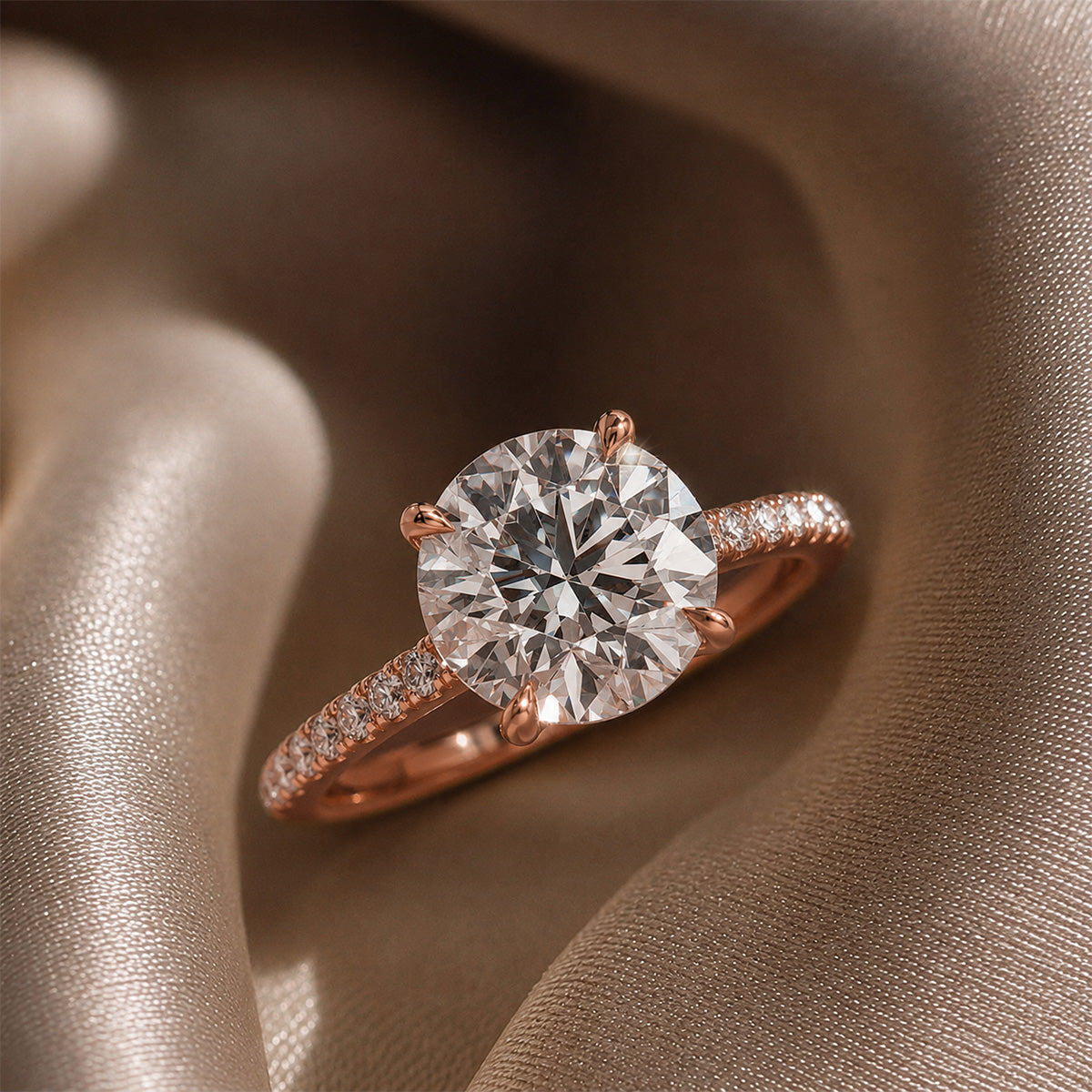 18K Rose Gold Vermeil 