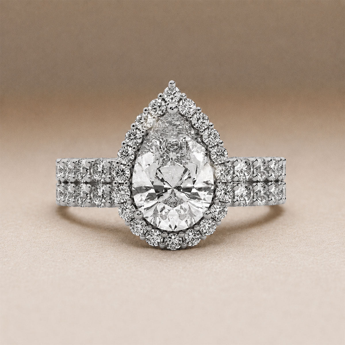 18K White Gold Vermeil 