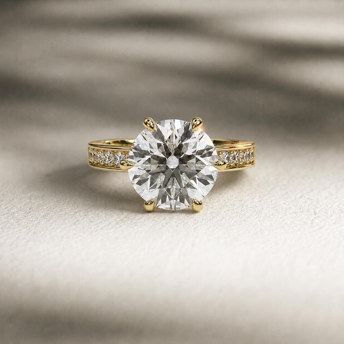 18K Yellow Gold Vermeil / 5.00 CARAT