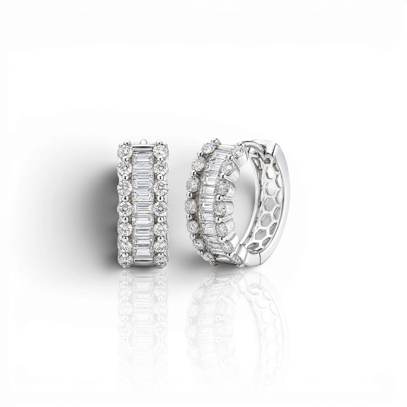 18K White Gold Vermeil