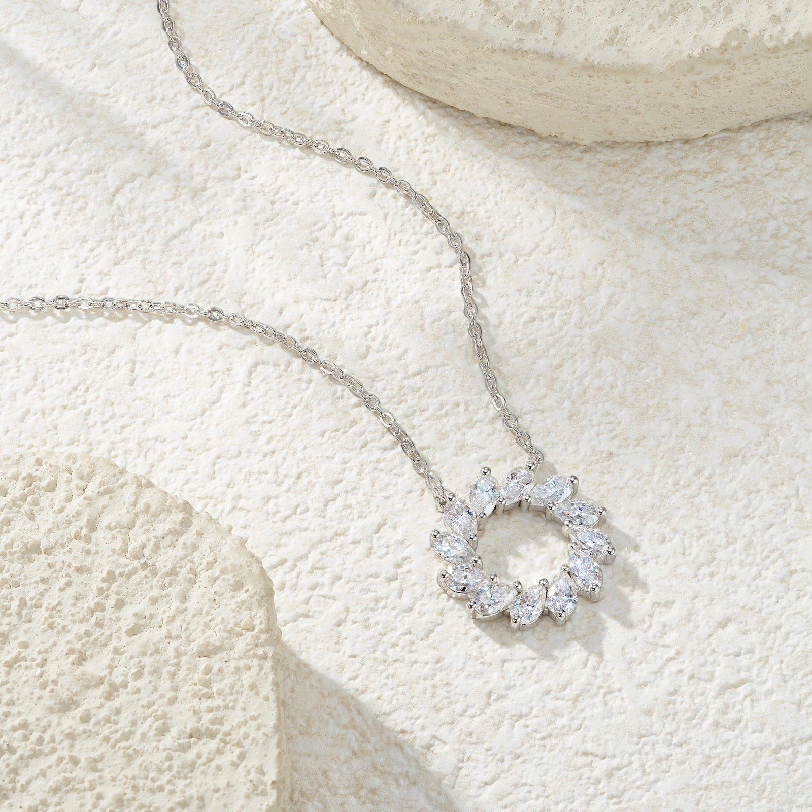 18K White Gold Vermeil