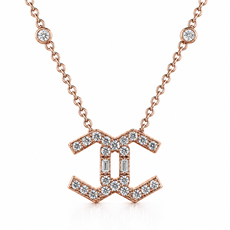 Éclat Monogram Necklace