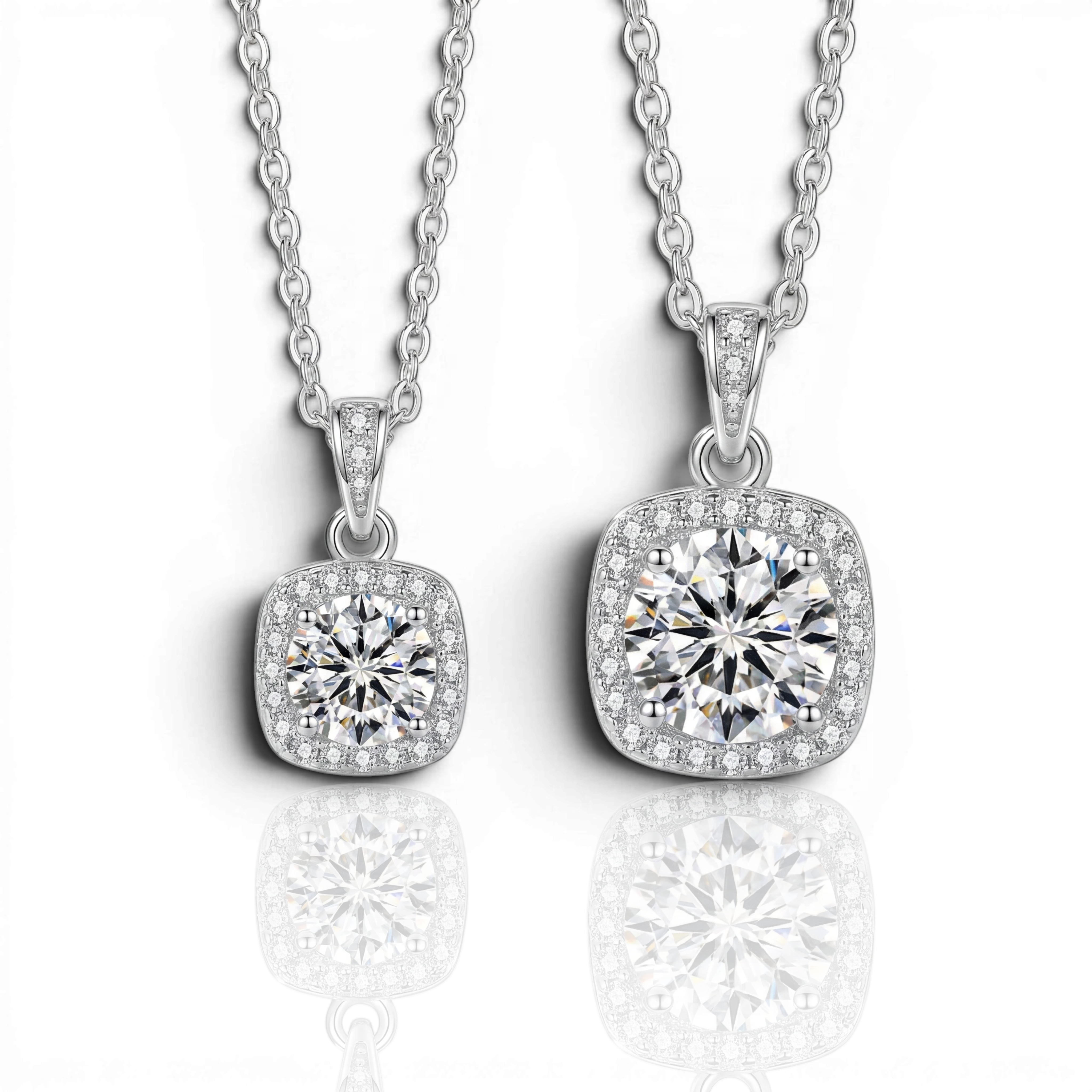 18K White Gold Vermeil