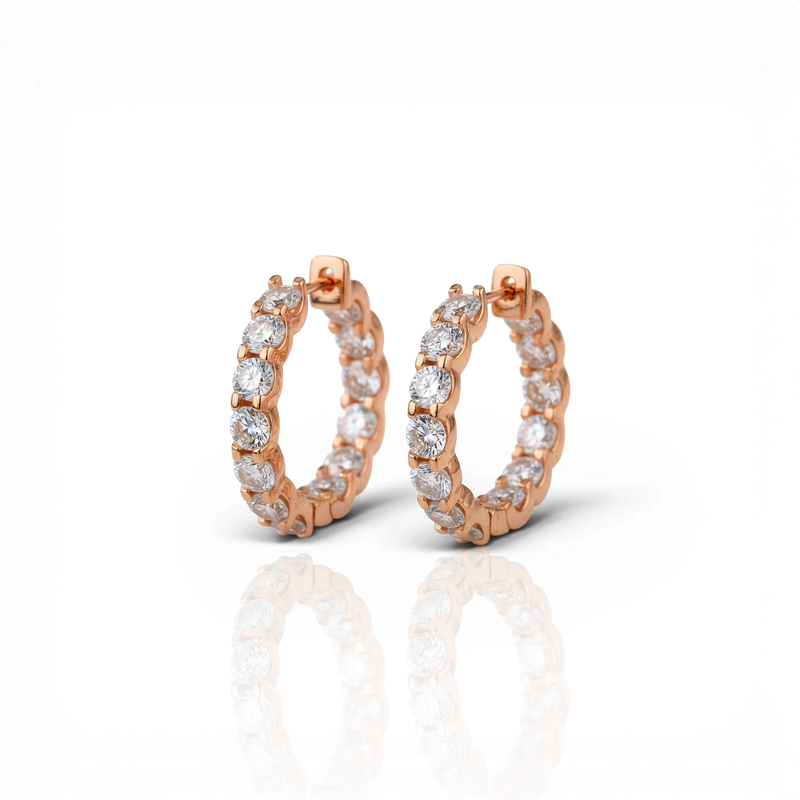 18K Rose Gold Vermeil