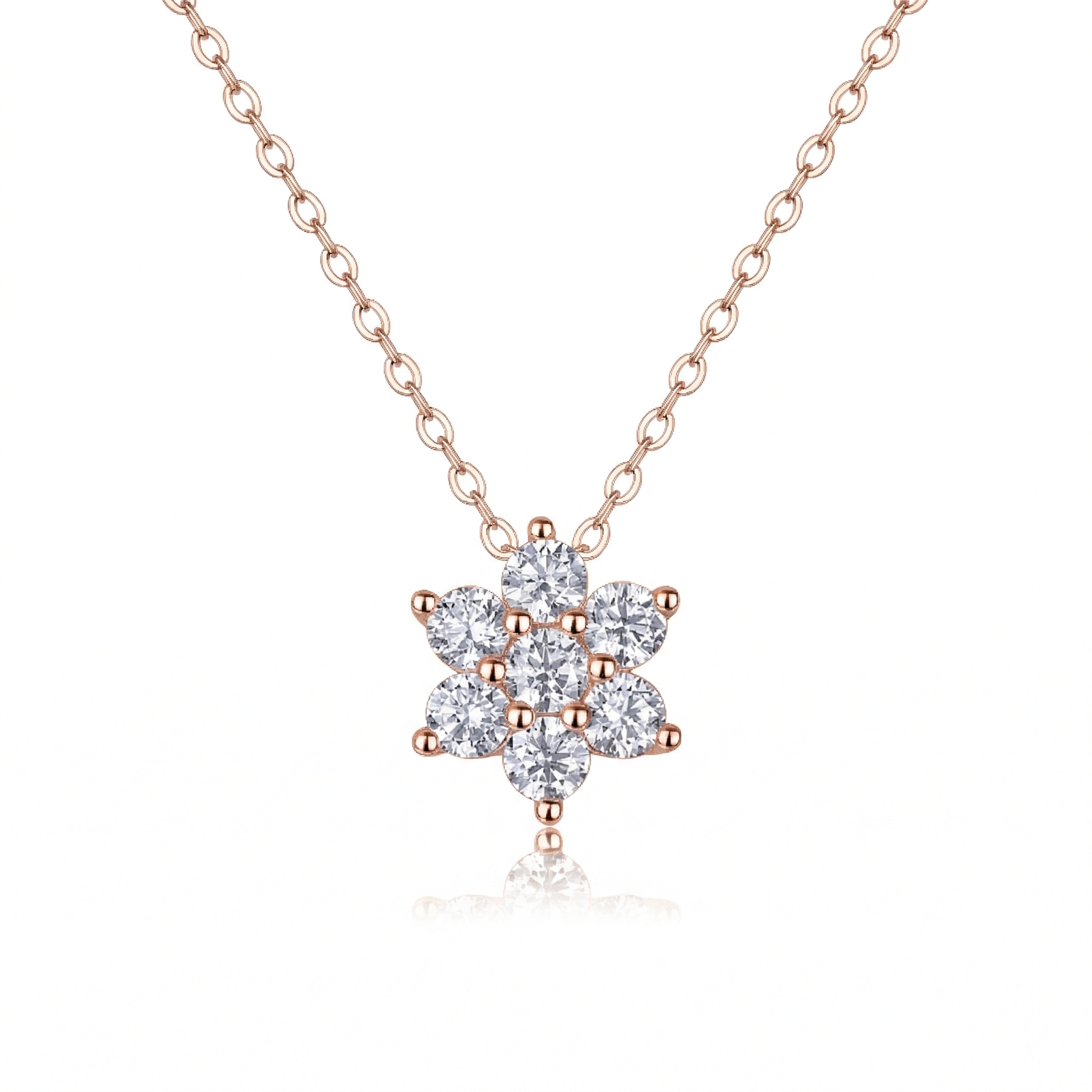 Snowflake of Light Necklace