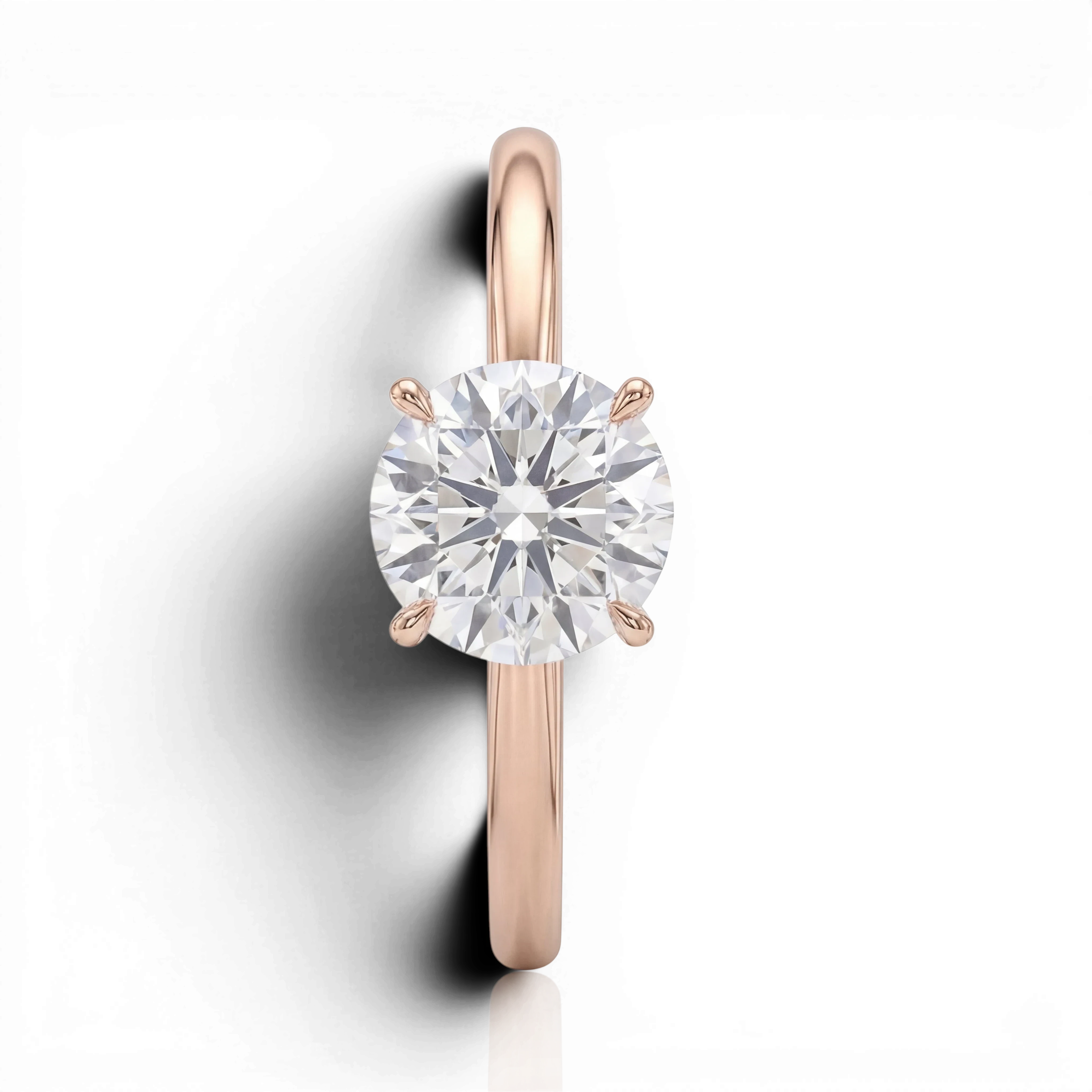 18K Rose Gold Vermeil / 2.00 CARAT