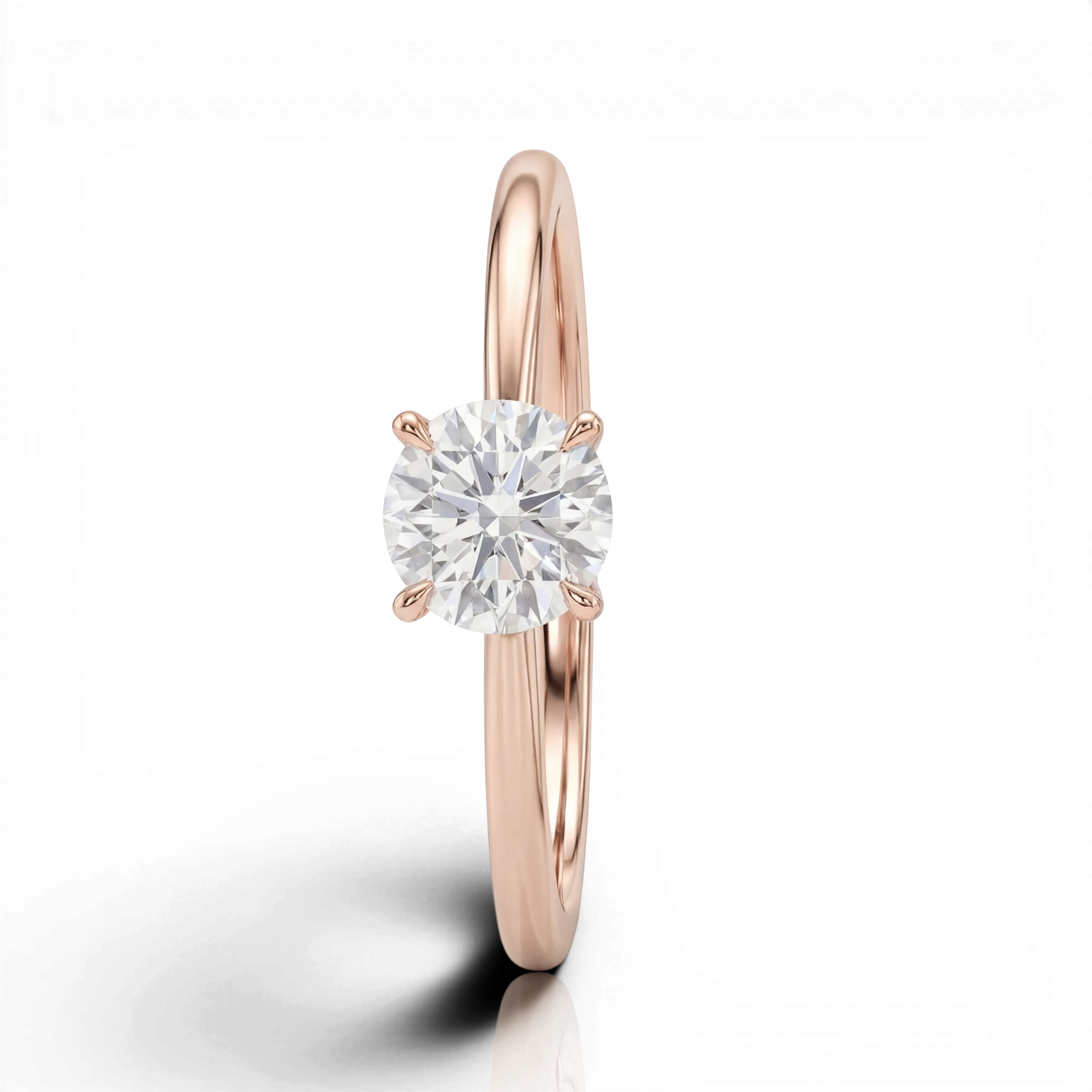 18K Rose Gold Vermeil / 1.00 CARAT