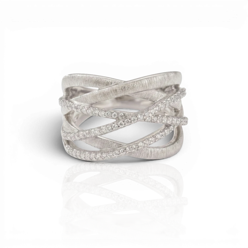 18K White Gold Vermeil