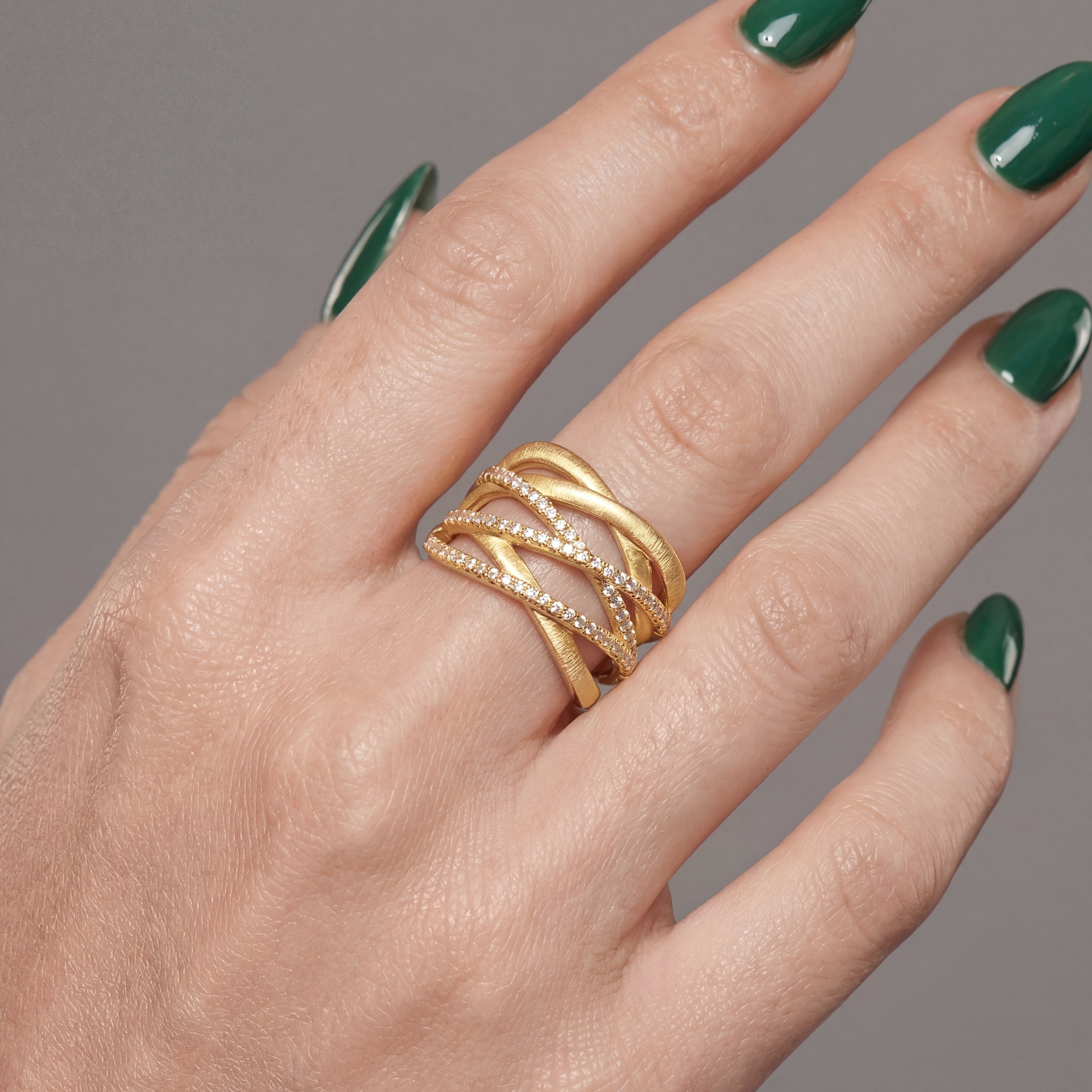 Étoile Entrelacée Ring