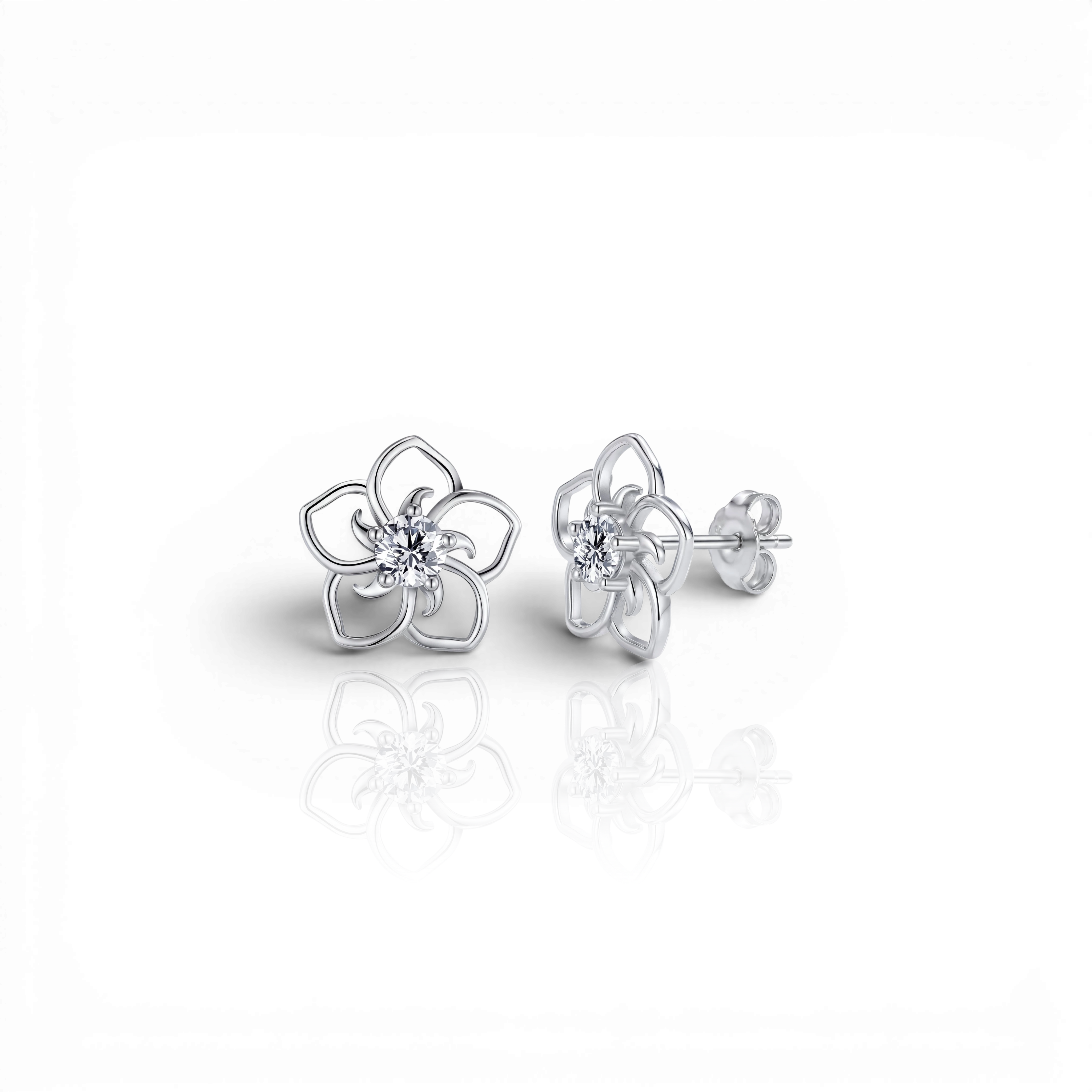 18K White Gold Vermeil