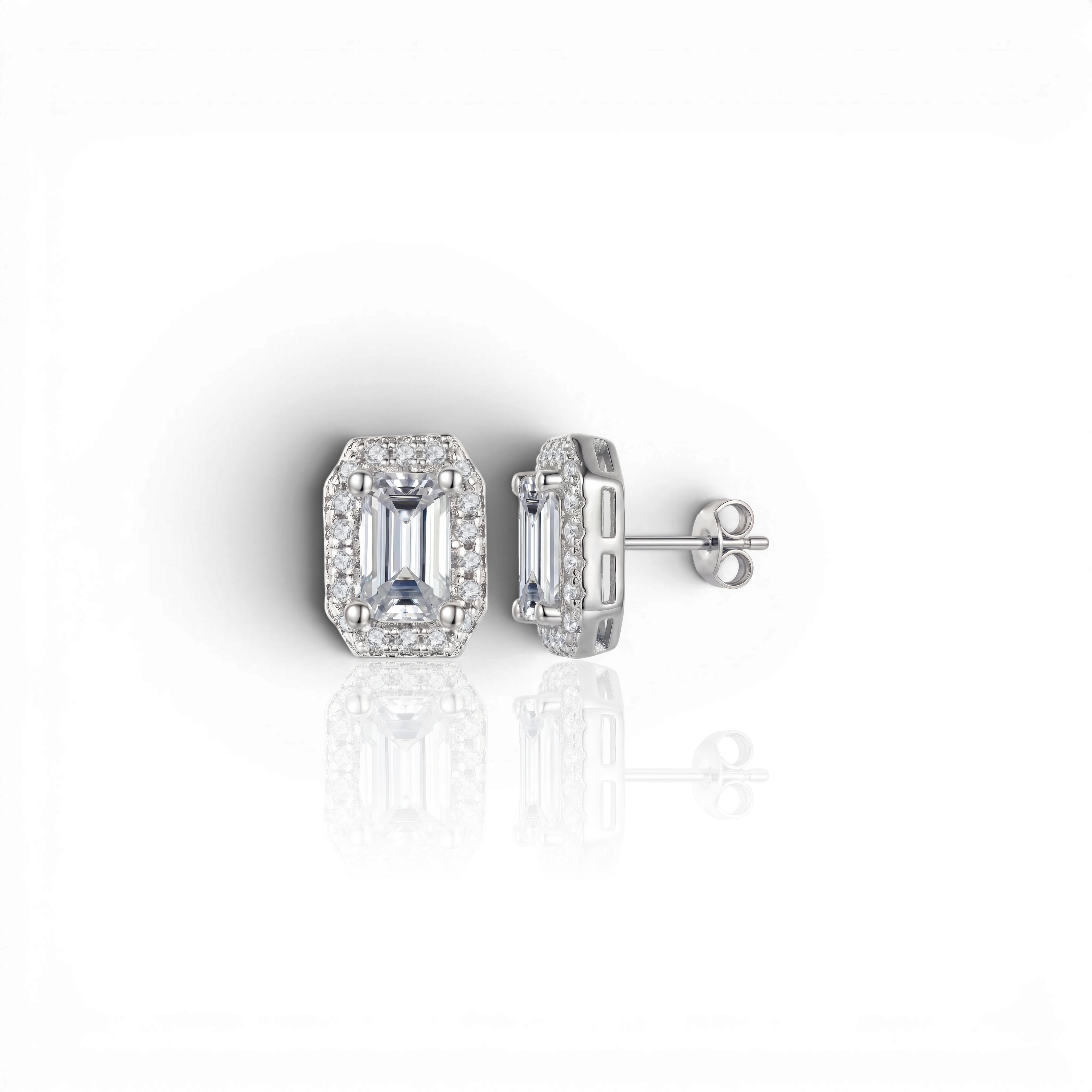 18K White Gold Vermeil
