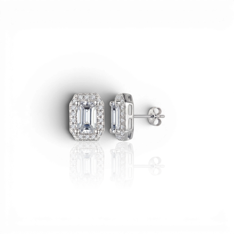 18K White Gold Vermeil