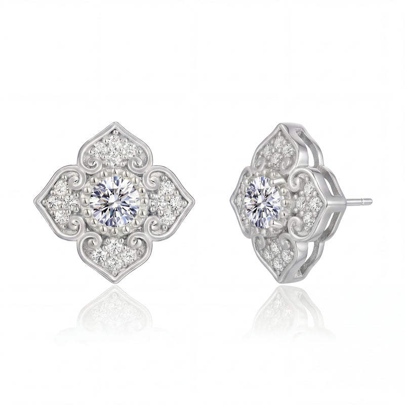 Fleur Royale Stud Earrings