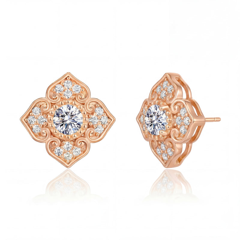 Fleur Royale Stud Earrings