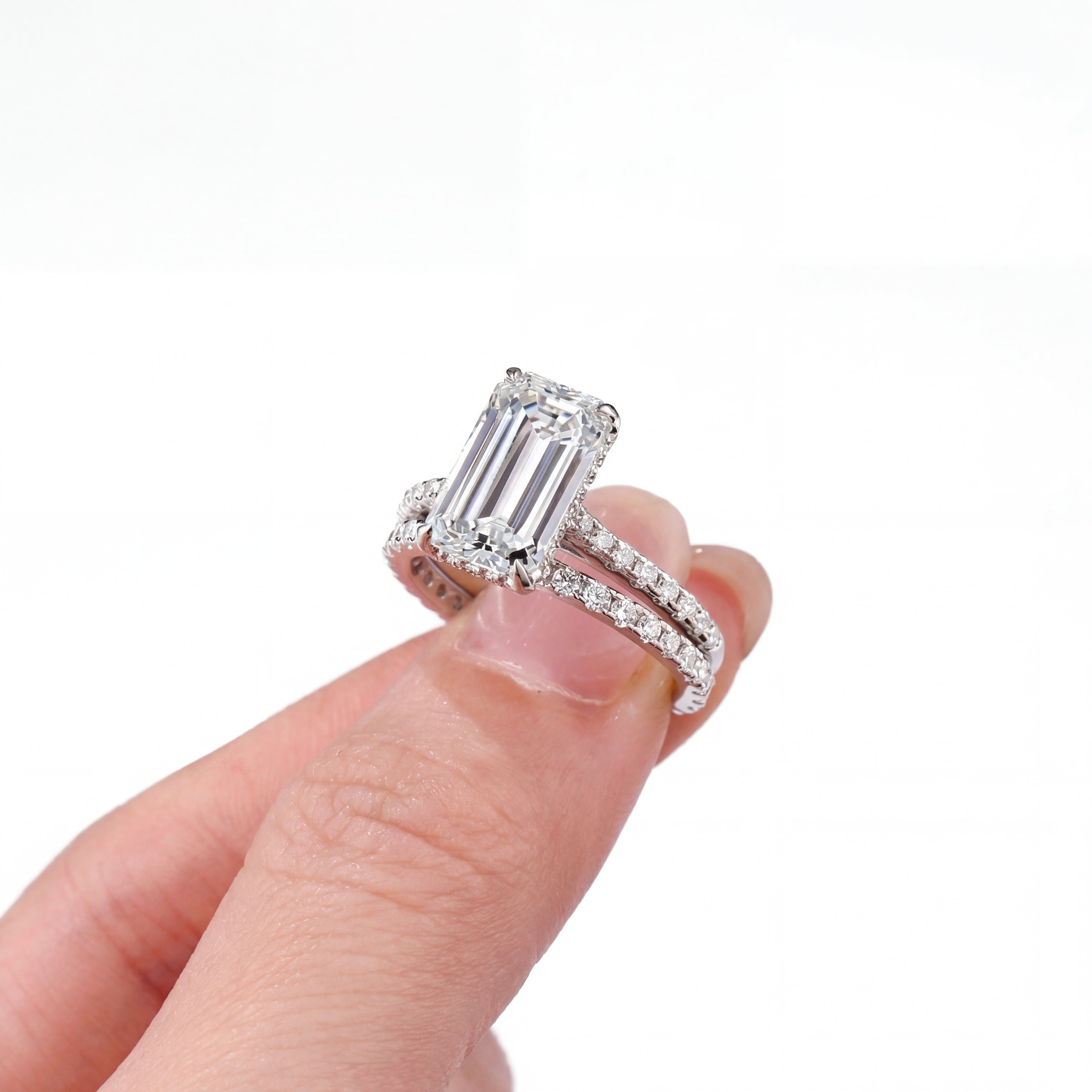 Échelon Pavé Ring Set