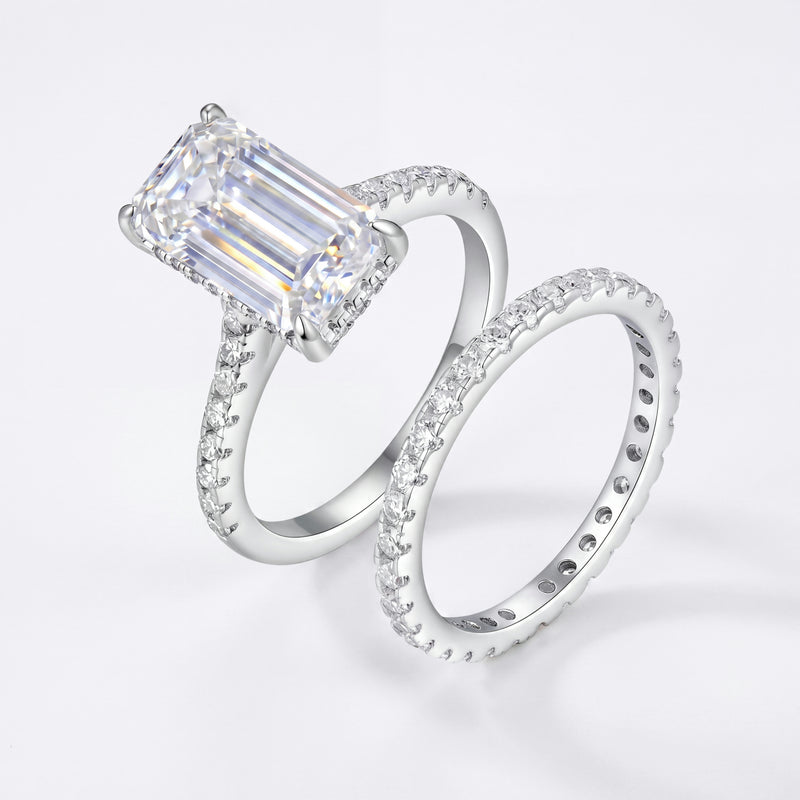 Échelon Pavé Ring Set