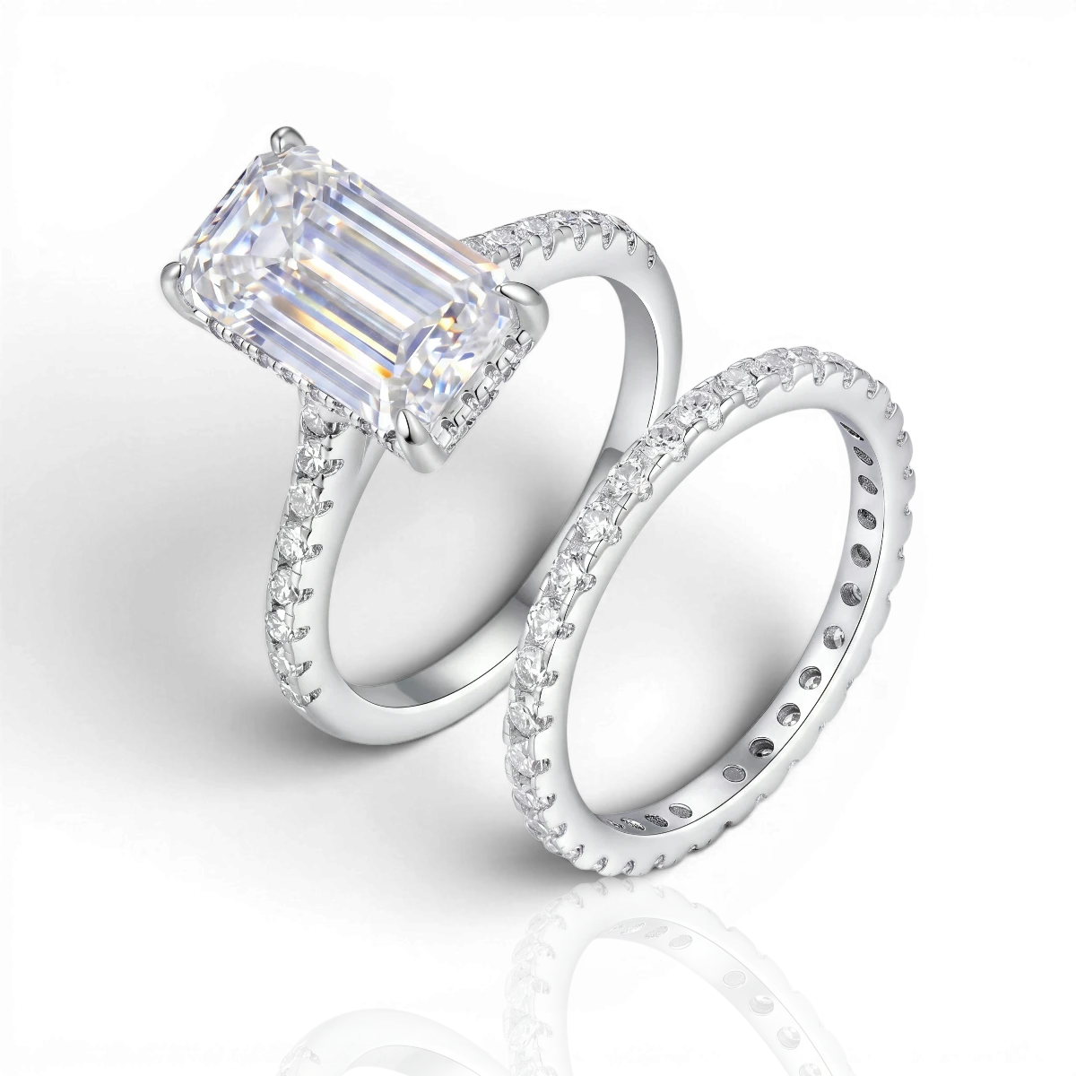 18K White Gold Vermeil
