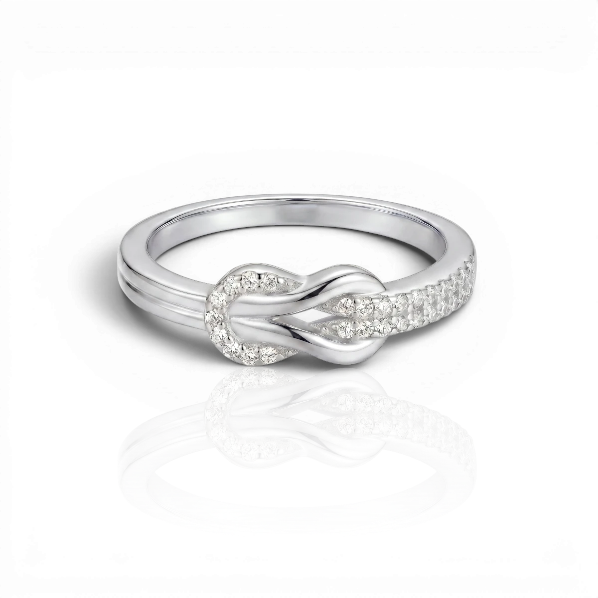 18K White Gold Vermeil