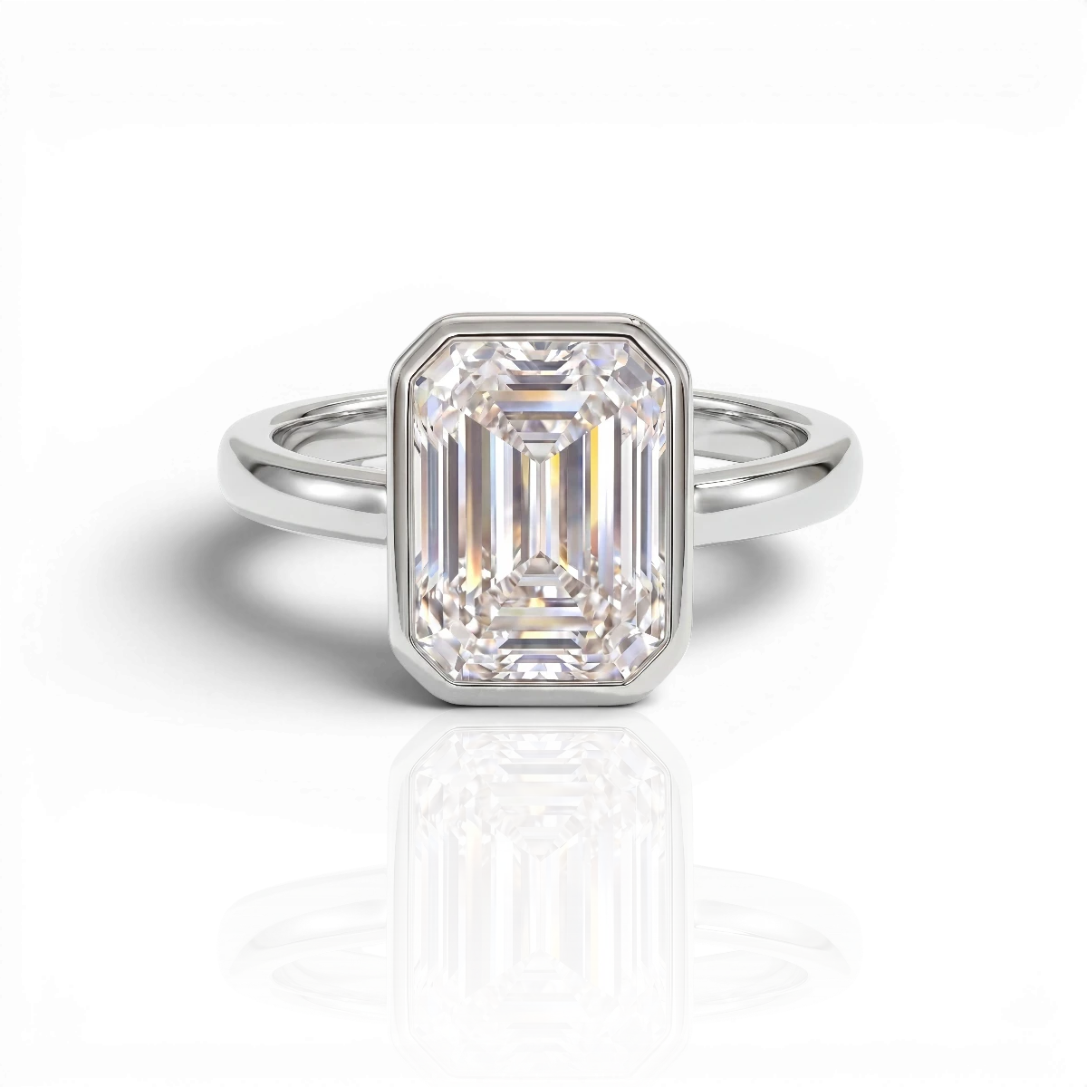 18K White Gold Vermeil
