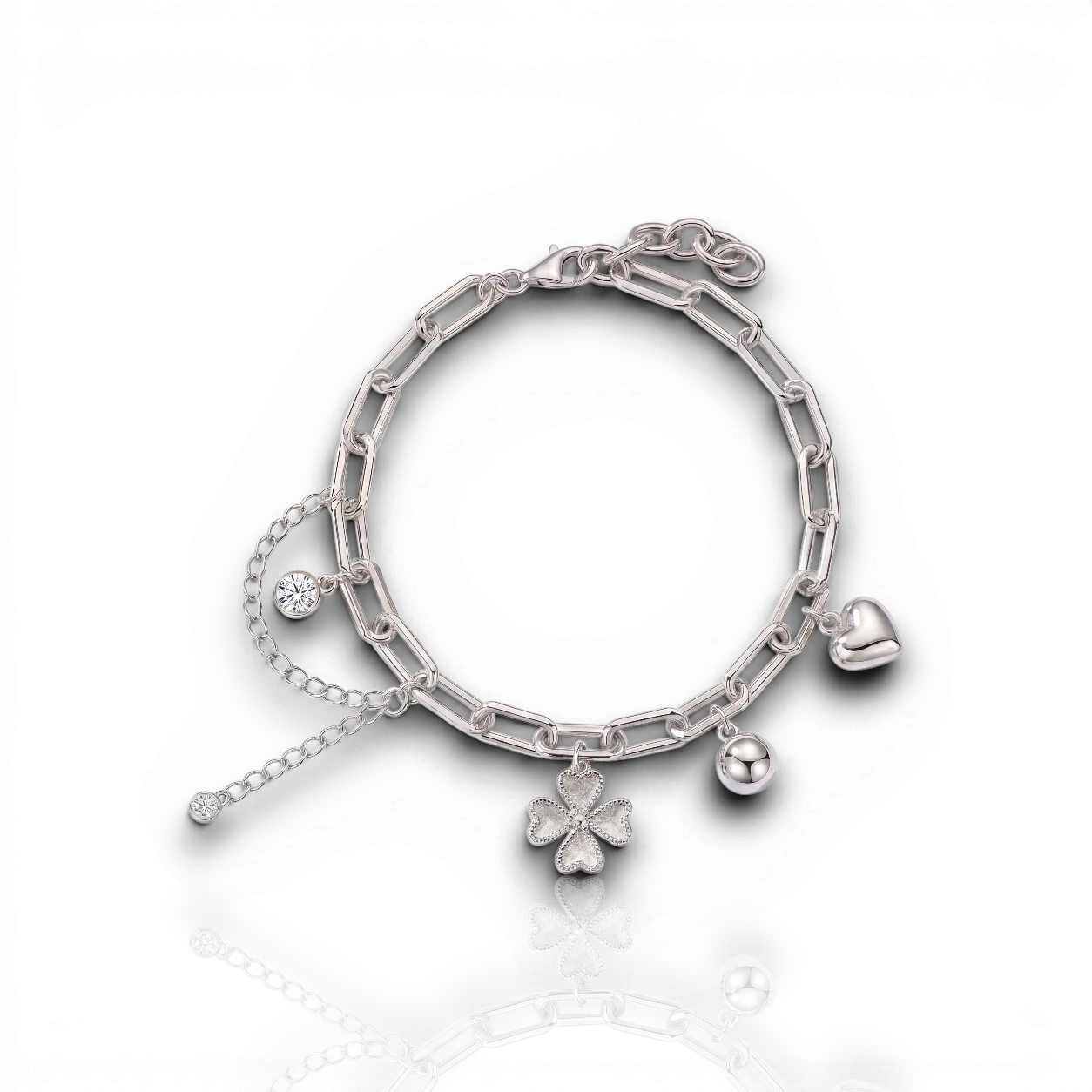 18K White Gold Vermeil