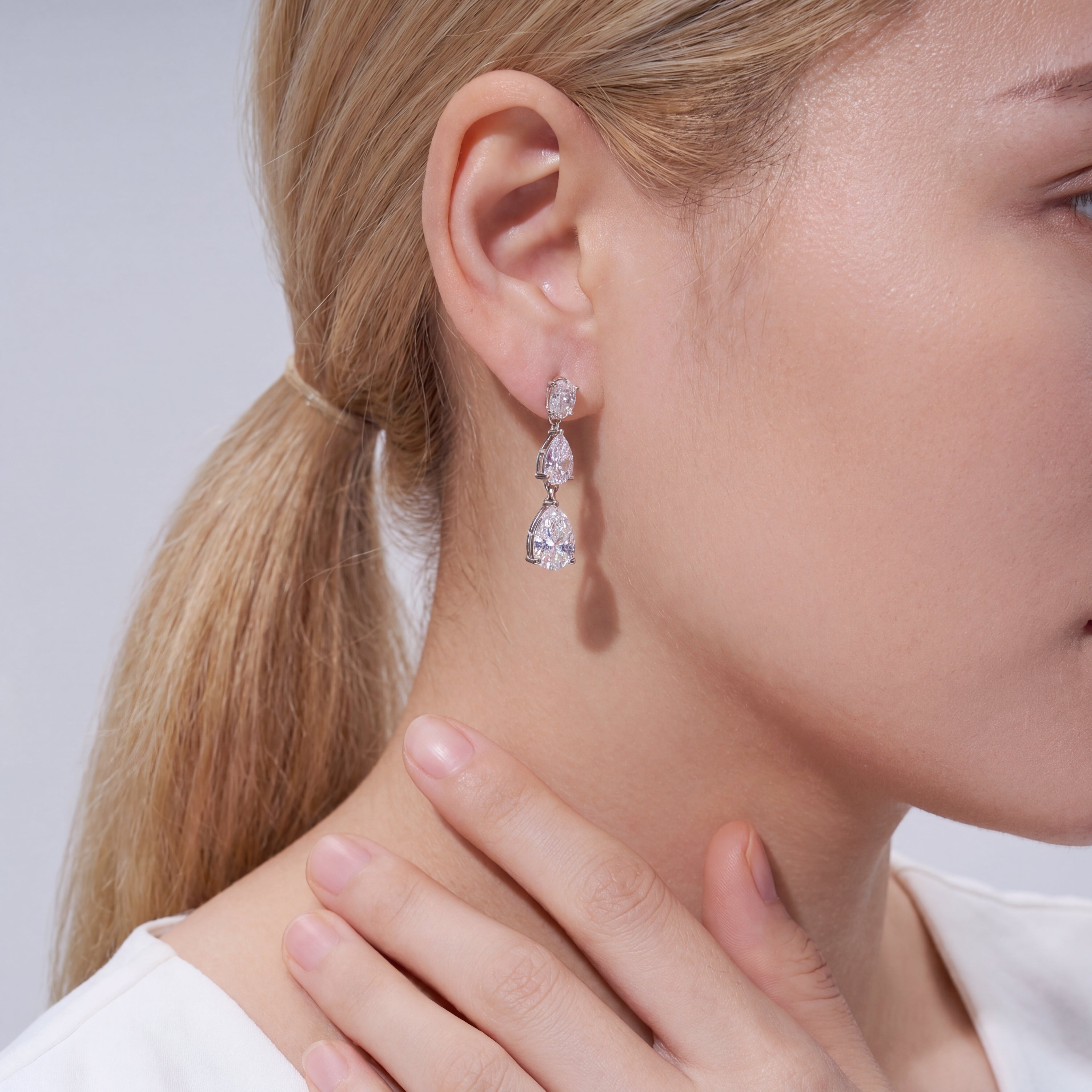 Lumière Cascade Drop Earrings