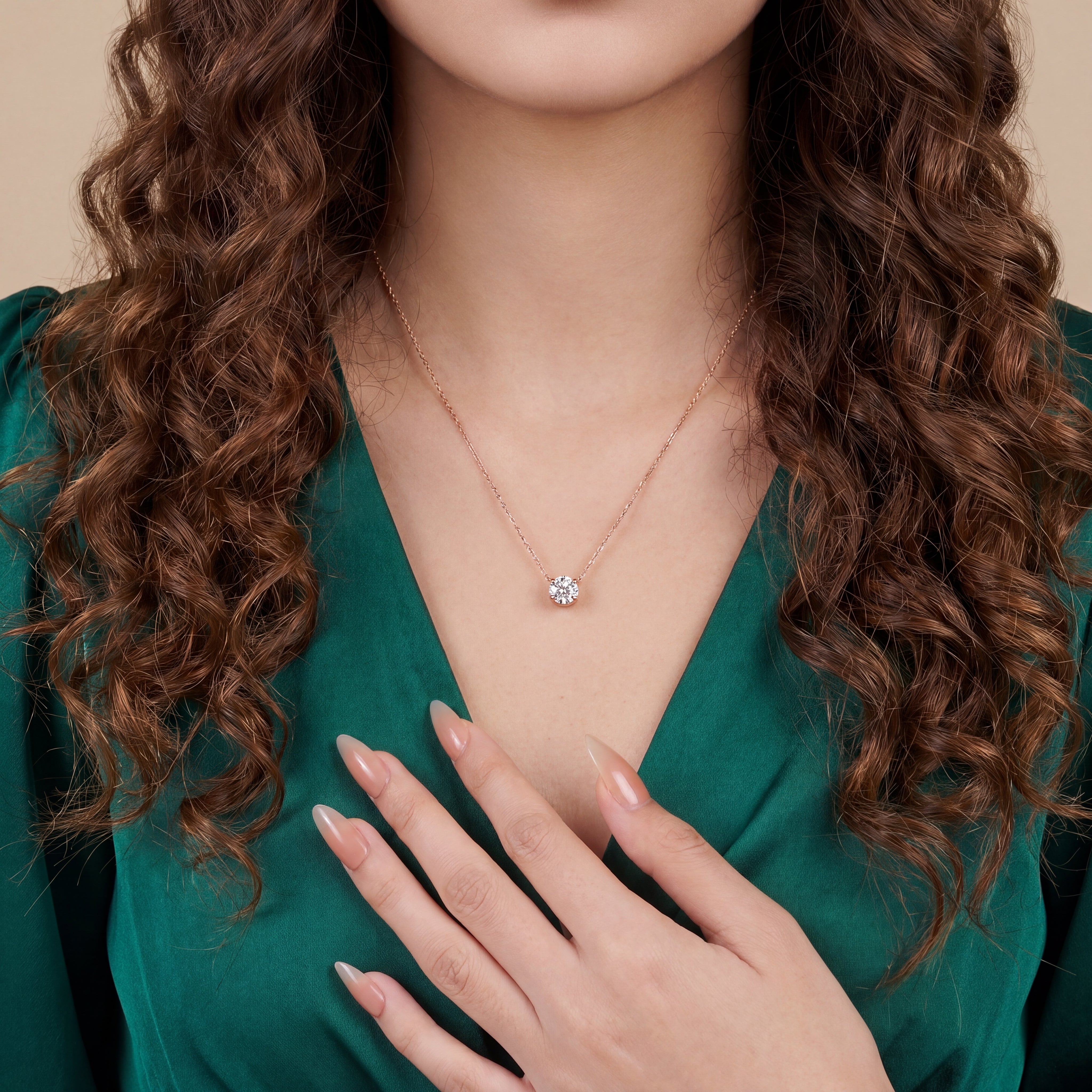Lumière Solitaire Necklace