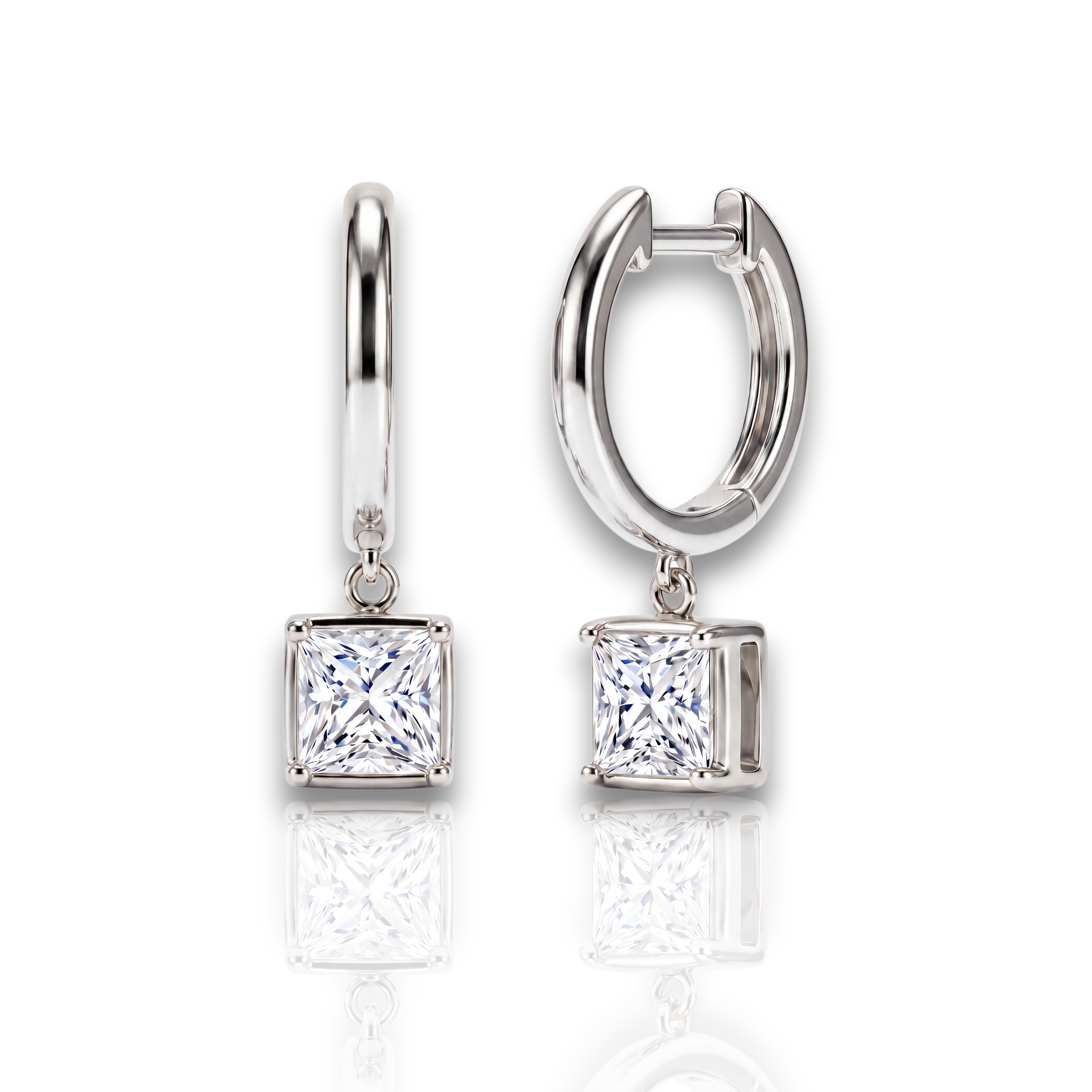 18K White Gold Vermeil