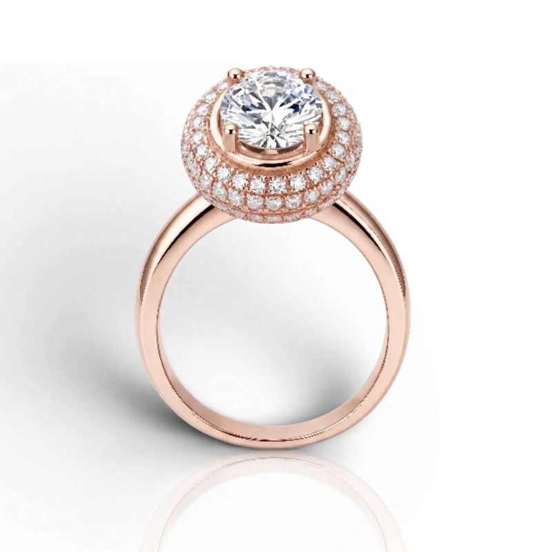 18K Rose Gold Vermeil