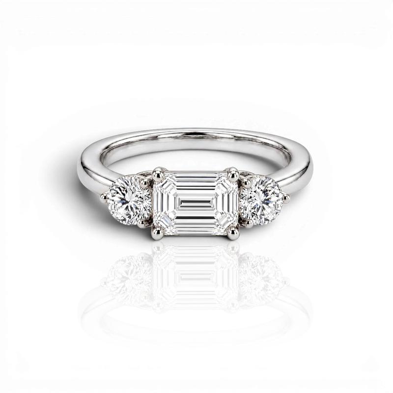 18K White Gold Vermeil
