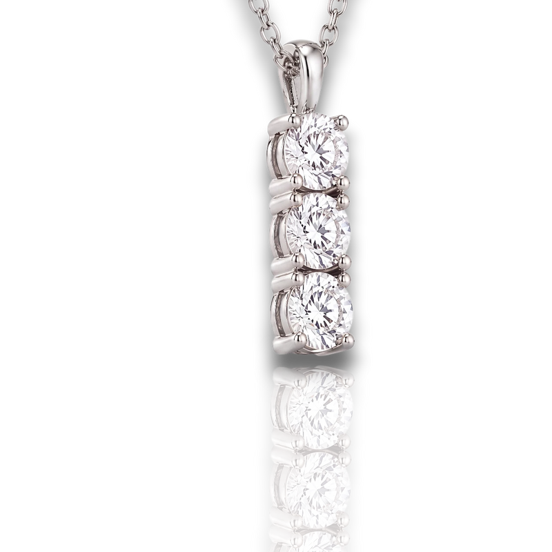 18K White Gold Vermeil