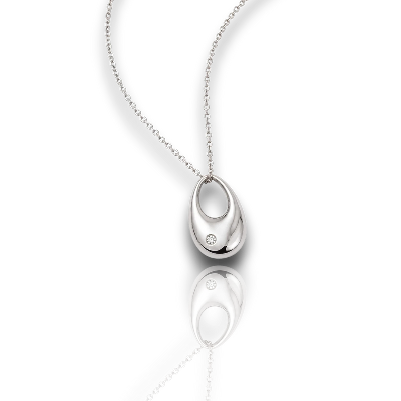 18K White Gold Vermeil