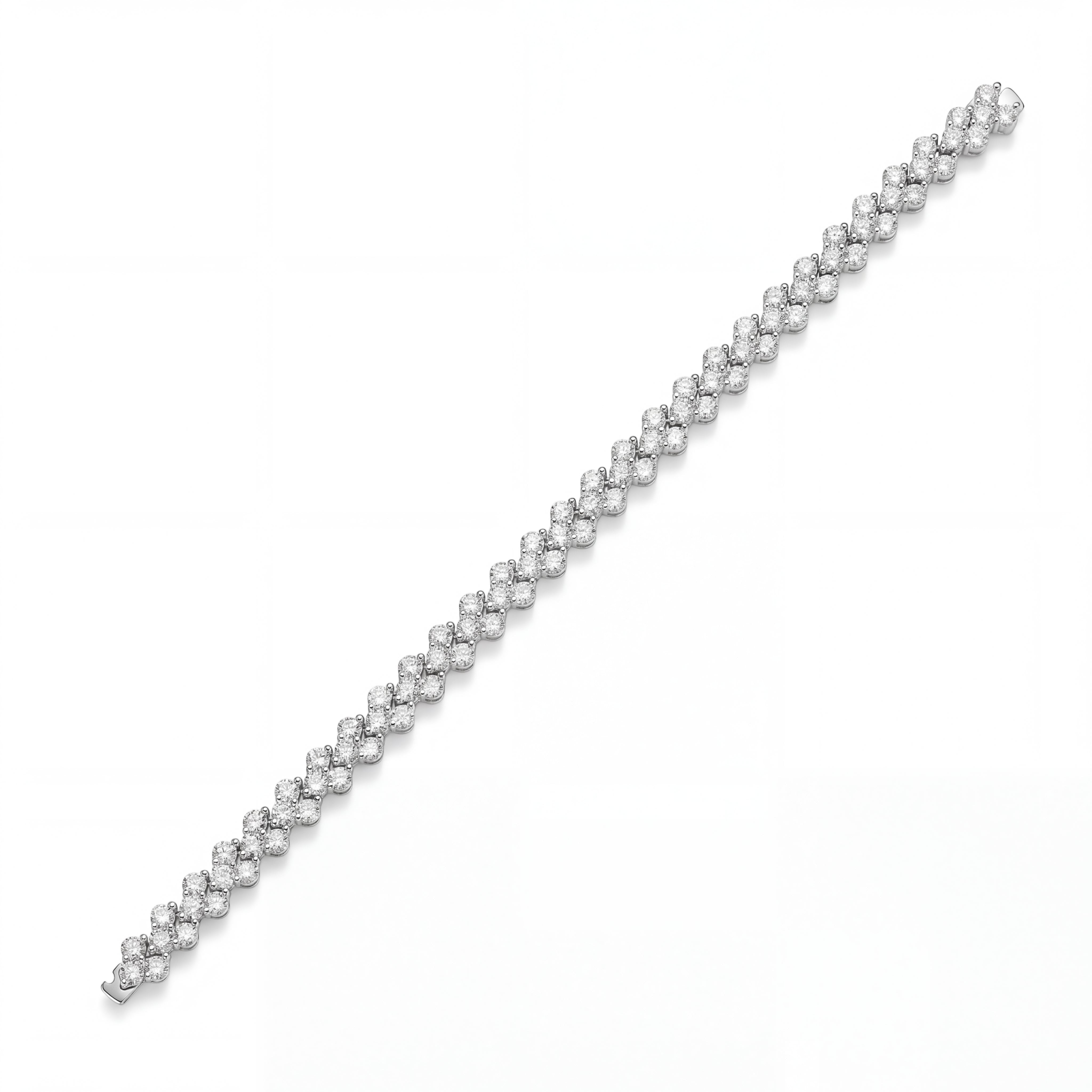 18K White Gold Vermeil