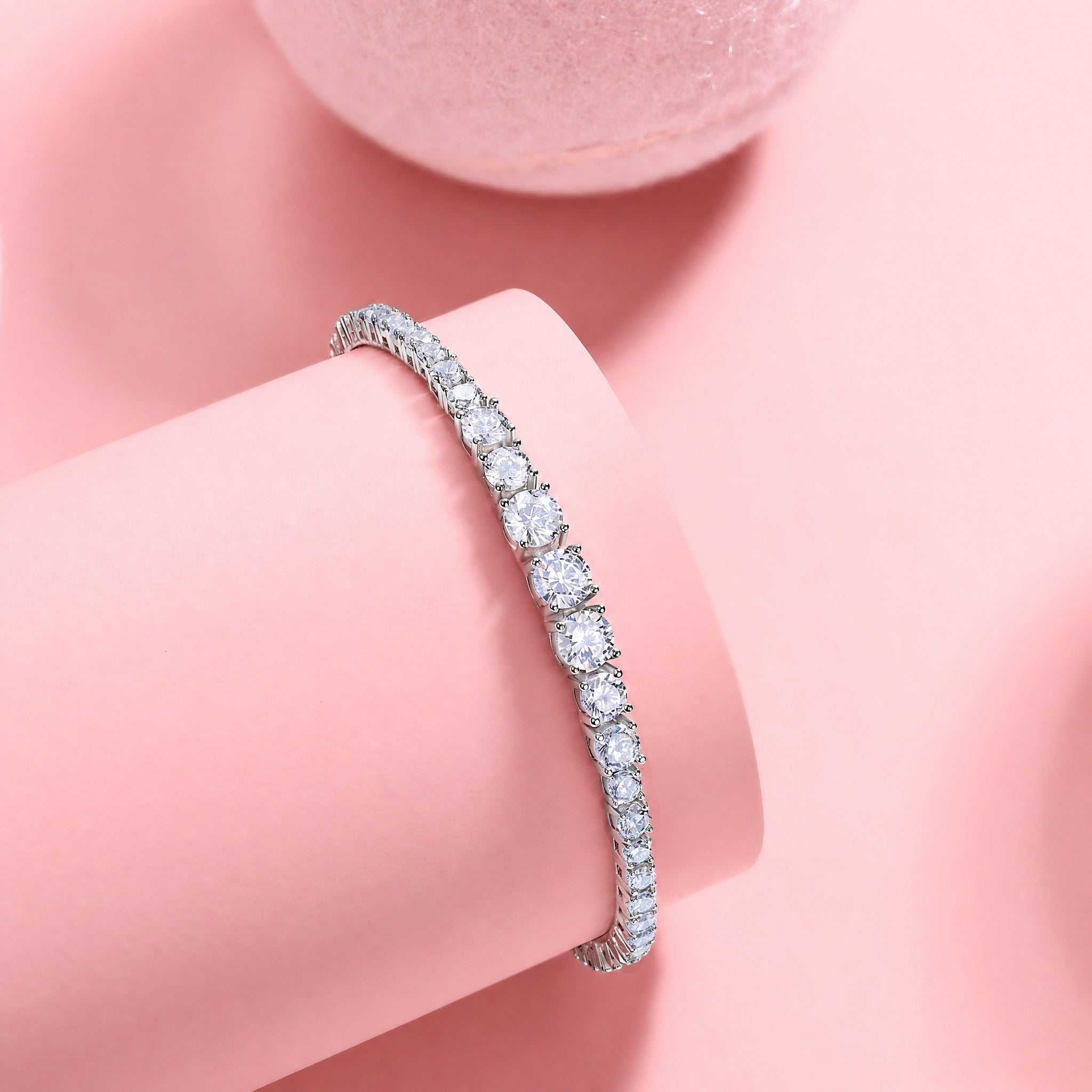 18K White Gold Vermeil