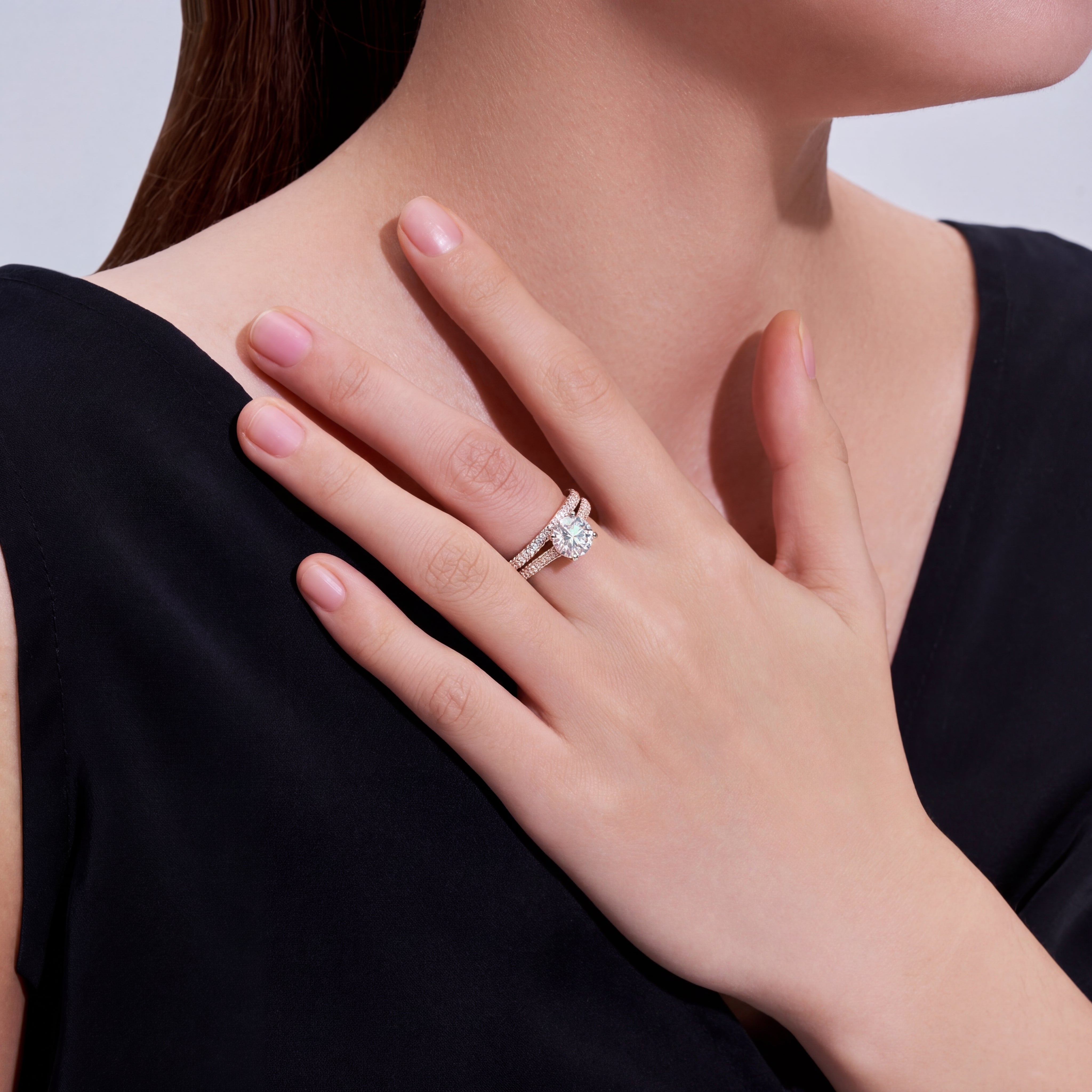 Éternelle Lumière Bridal Set Ring