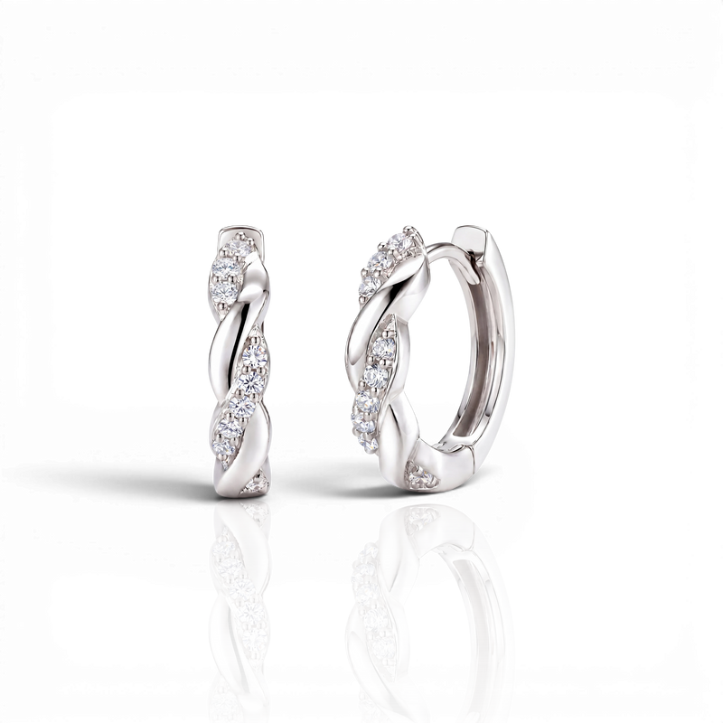 18K White Gold Vermeil