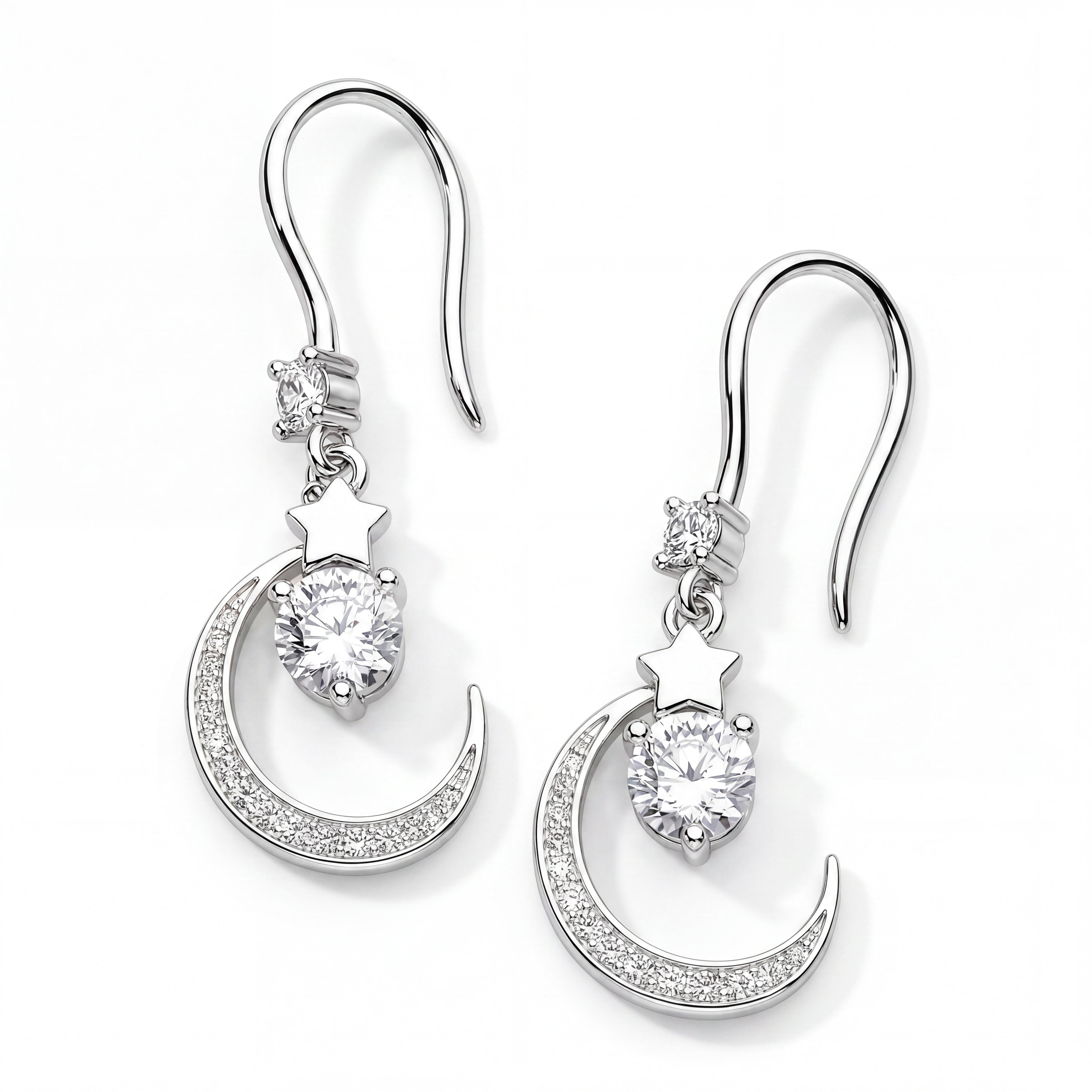 Luna Éclat Drop Earrings