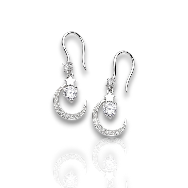 18K White Gold Vermeil