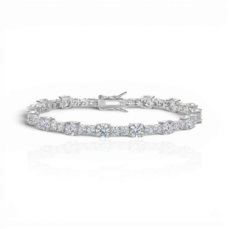 18K White Gold Vermeil