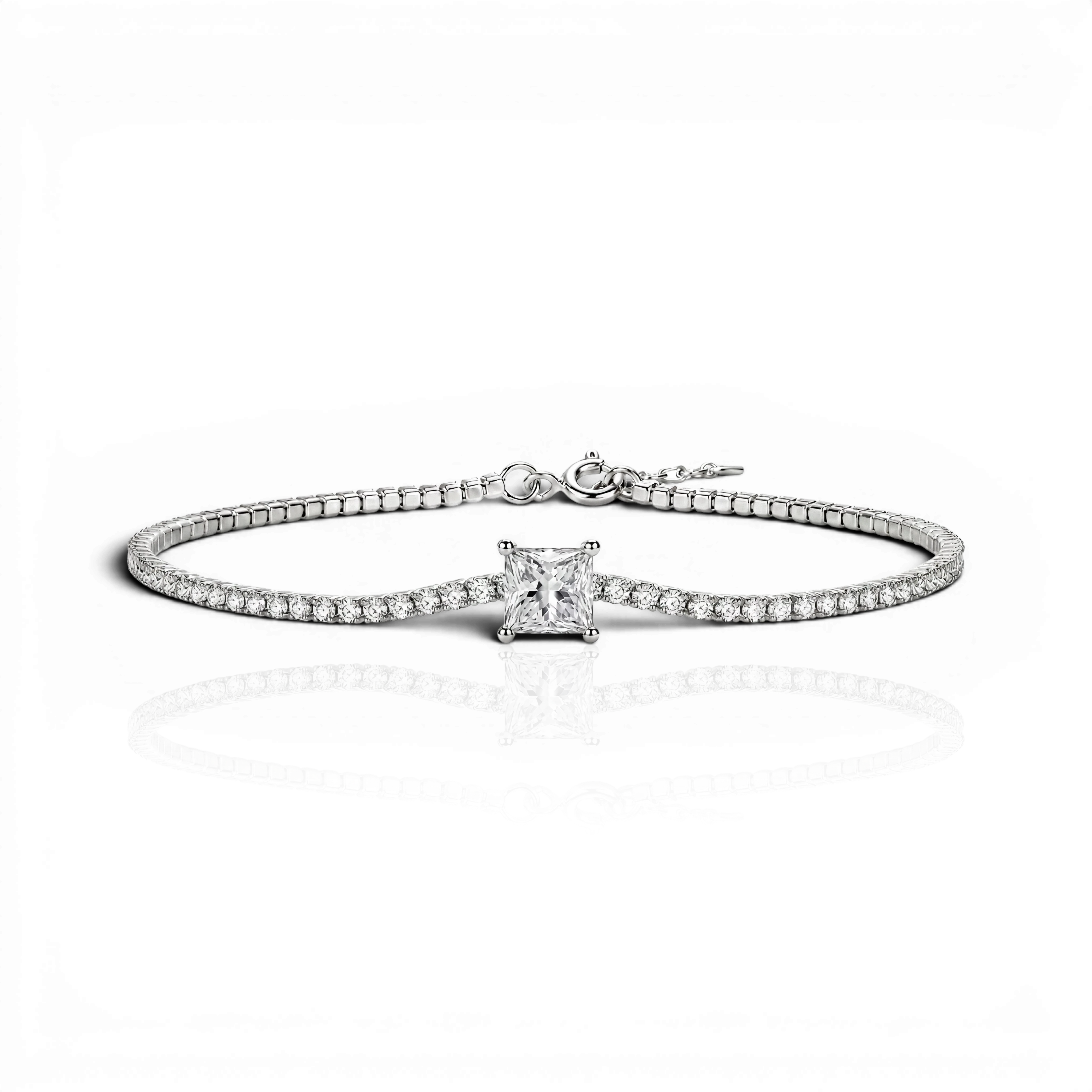 18K White Gold Vermeil
