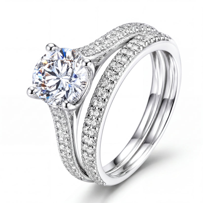 Éternelle Lumière Bridal Set Ring