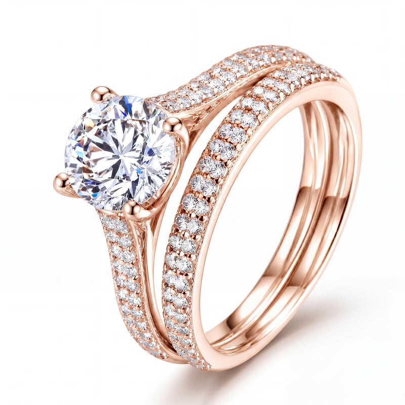 Éternelle Lumière Bridal Set Ring